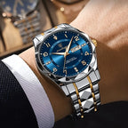 Men's Sports Watch | Multifunctional Chronograph & Dual Display | 50m Water-Resistant