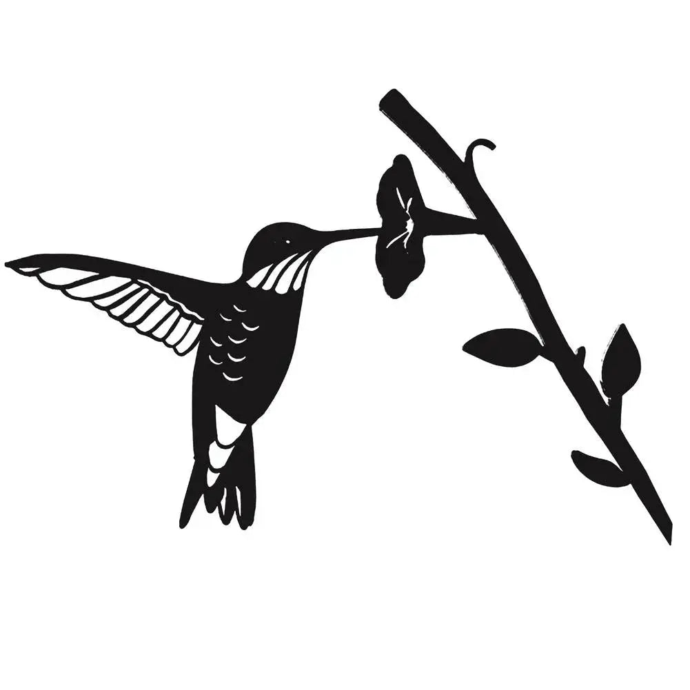 Metal Bird Silhouette | Powder-Coated Matte Black | Four Designs
