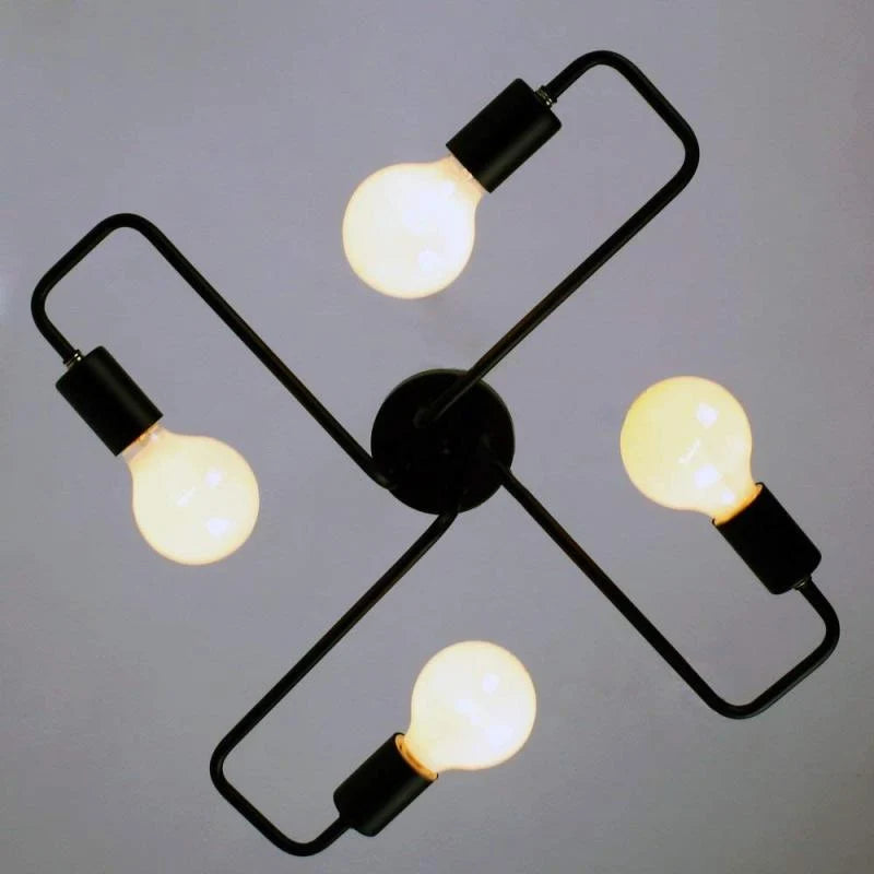 Metal Flush Mount Ceiling Light