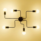 Metal Flush Mount Ceiling Light