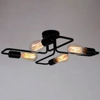 Metal Flush Mount Ceiling Light