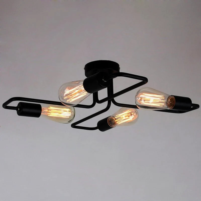 Metal Flush Mount Ceiling Light