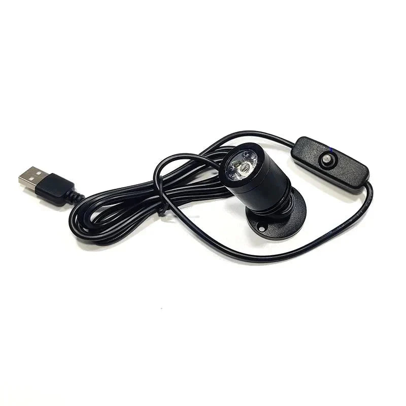 Mini LED Spotlight | USB Plug-In & Adjustable 30° Beam | Aluminum Housing