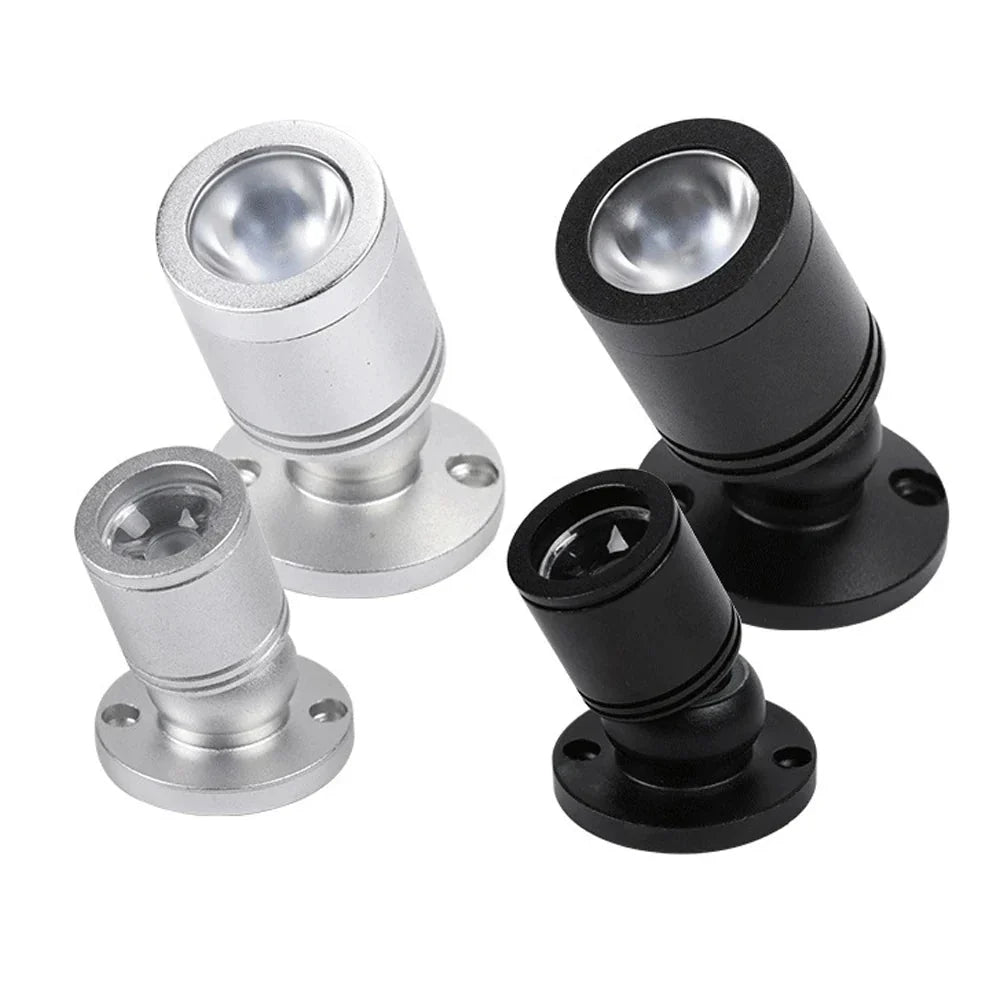 Mini LED Spotlight | USB Plug-In & Adjustable 30° Beam | Aluminum Housing