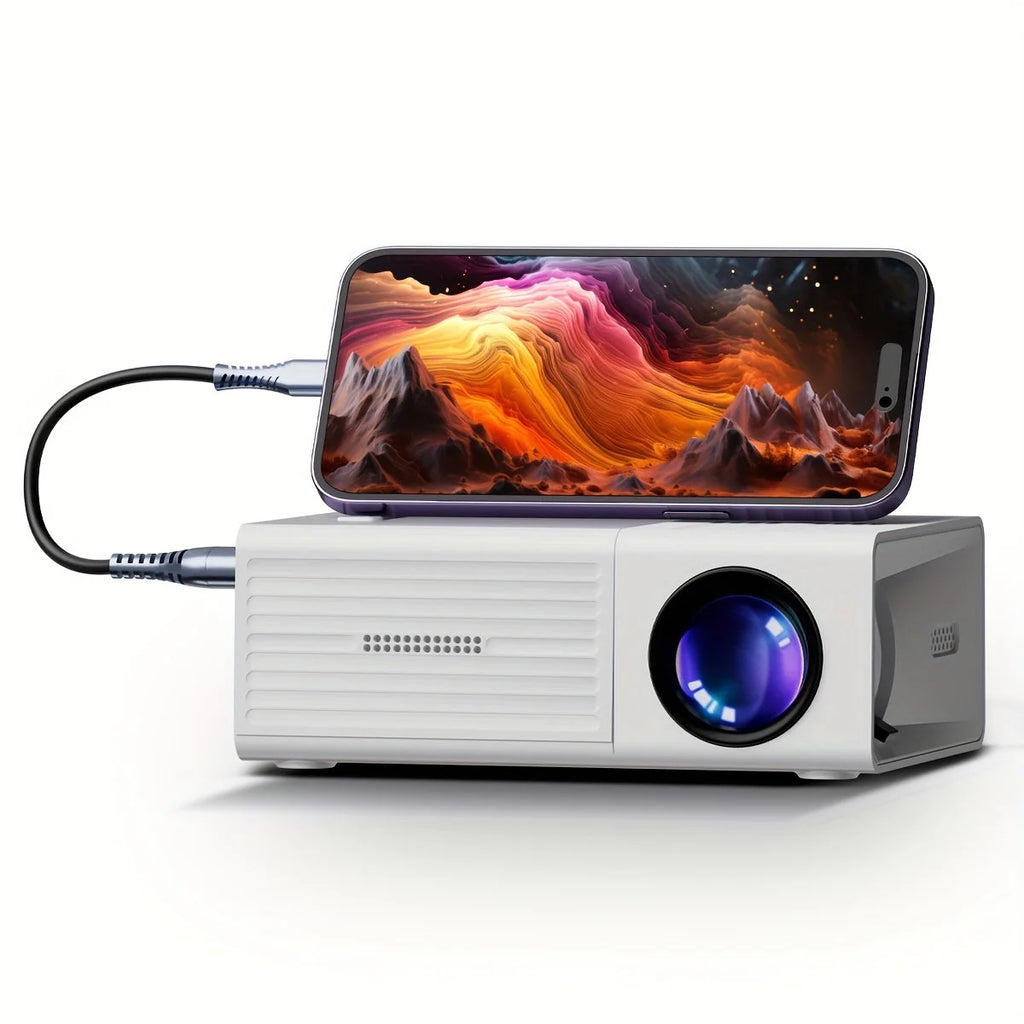 Mini Projector | Ultra-Bright 3000 Lumens Portable HDMI & USB Compatible