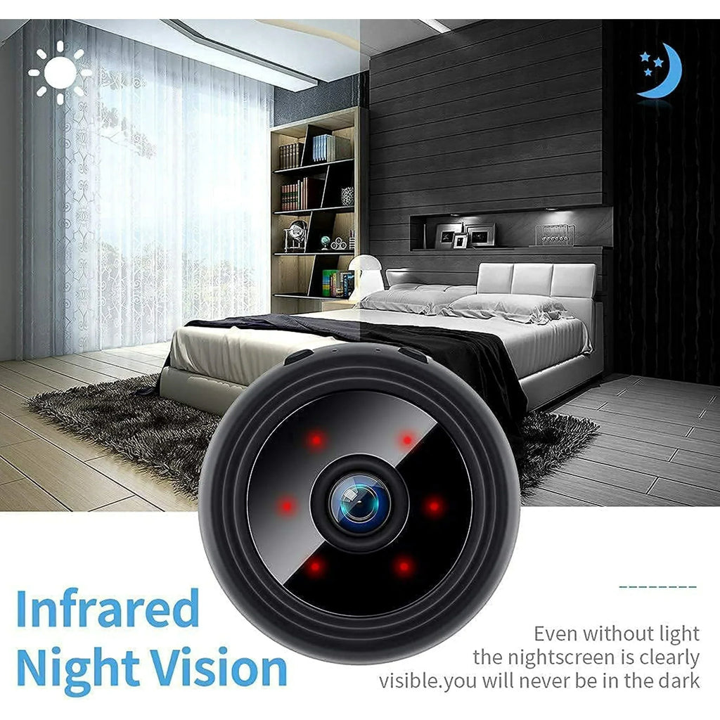 Mini Security Camera | 1080P HD Night Vision & Motion Detection