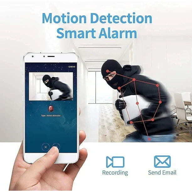 Mini Security Camera | 1080P HD Night Vision & Motion Detection