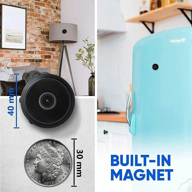 Mini Security Camera | 1080P HD Night Vision & Motion Detection