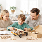 Model Car Building Kit | Wooden STEM Puzzle | Ages 6+