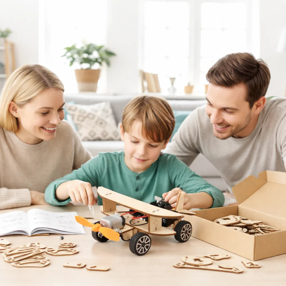 Model Car Building Kit | Wooden STEM Puzzle | Ages 6+