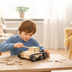 Model Car Building Kit | Wooden STEM Puzzle | Ages 6+