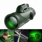 Monocular Telescope | Ultra-Zoom Multi-Coated HD Glass | Smartphone Mount