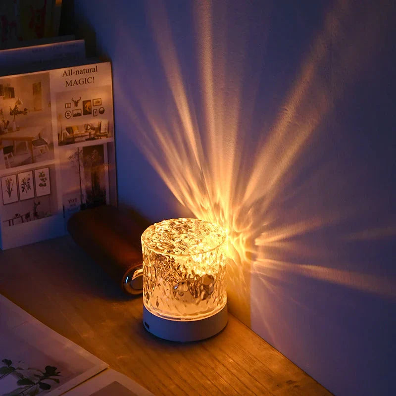 Mood Lamp | Water-Wave Projection & Remote Control | USB Powered