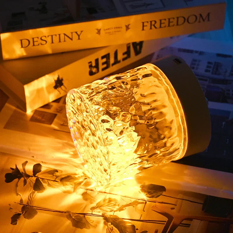 Mood Lamp | Water-Wave Projection & Remote Control | USB Powered