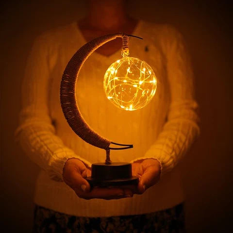 Moon Lamp | 3D-Printed Realistic Surface & Battery-Powered