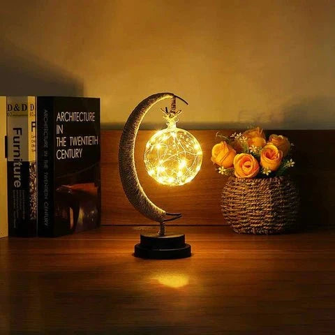 Moon Lamp | 3D-Printed Realistic Surface & Battery-Powered
