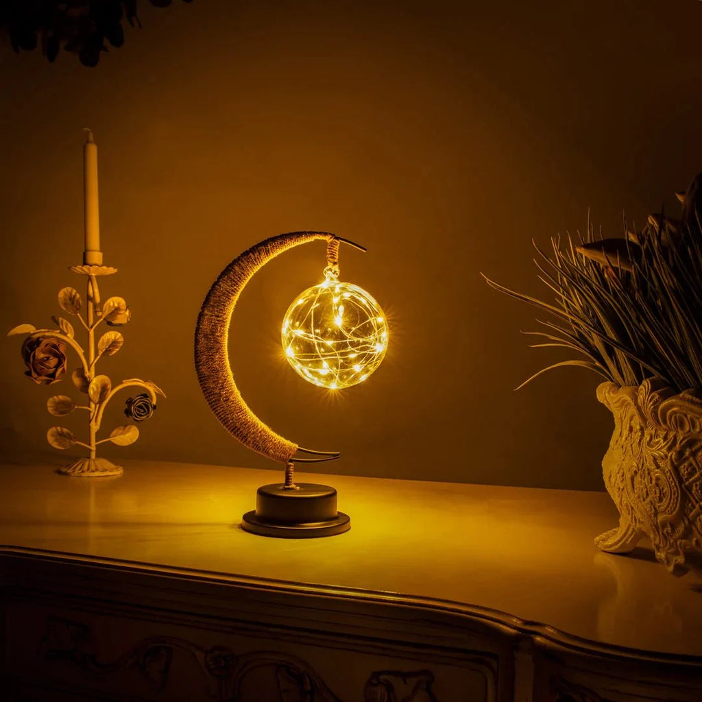 Moon Lamp | 3D-Printed Realistic Surface & Battery-Powered