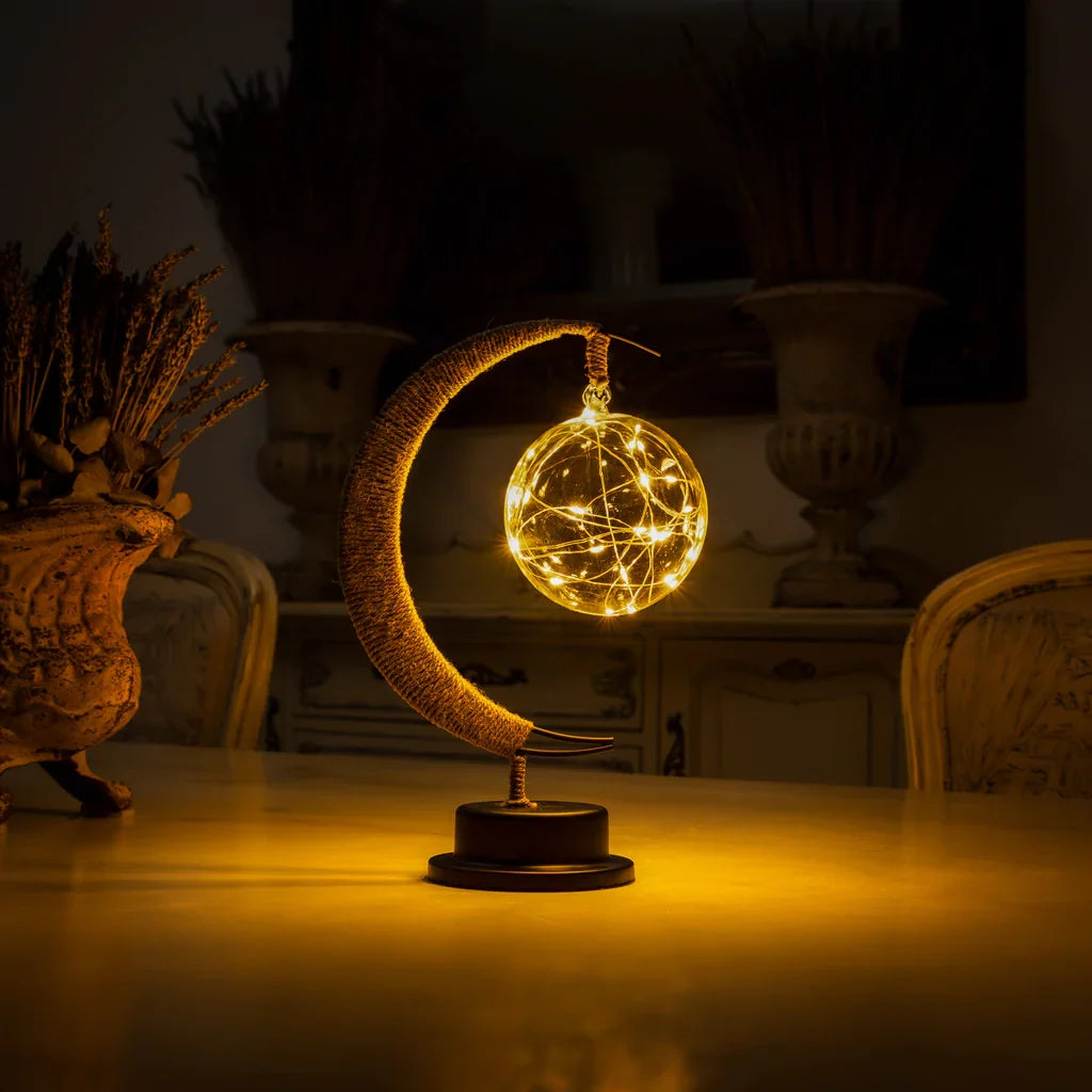 Moon Lamp | 3D-Printed Realistic Surface & Battery-Powered