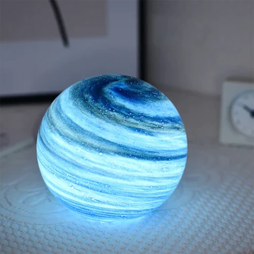 Moon Lamp | Lifelike Glass & 16 Colors | Remote Controlled