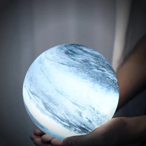 Moon Lamp | Lifelike Glass & 16 Colors | Remote Controlled