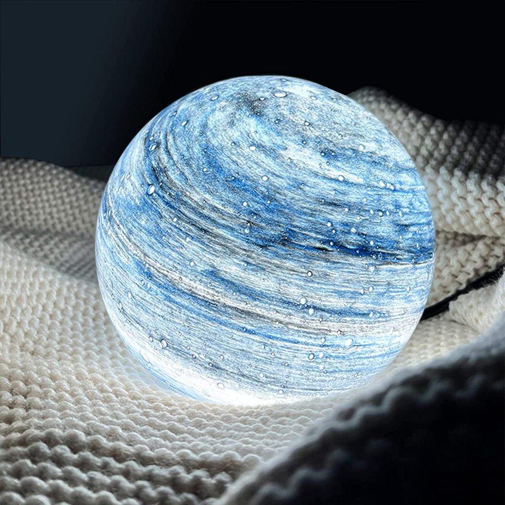 Moon Lamp | Lifelike Glass & 16 Colors | Remote Controlled