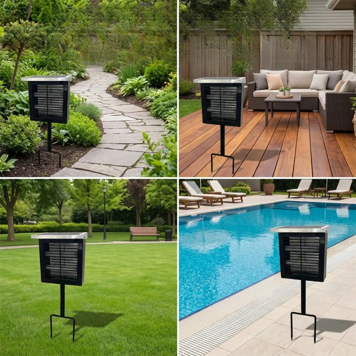 Mosquito Zapper | Solar-Powered UV Light & Weather-Resistant