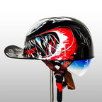 Motorcycle Baseball Helmet | DOT & ECE Certified | Half Shell