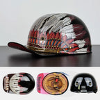 Motorcycle Baseball Helmet | DOT & ECE Certified | Half Shell