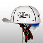 Motorcycle Baseball Helmet | DOT & ECE Certified | Half Shell