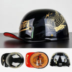 Motorcycle Baseball Helmet | DOT & ECE Certified | Half Shell