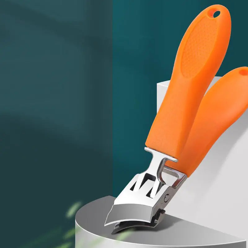 Nail Clipper | Stainless Steel Blades & Splash Guard | For Thick Nails