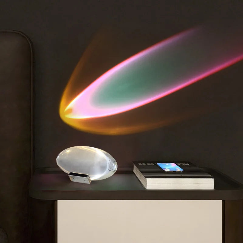 Night Lamp | Crystal Orb & Night Sky Projection