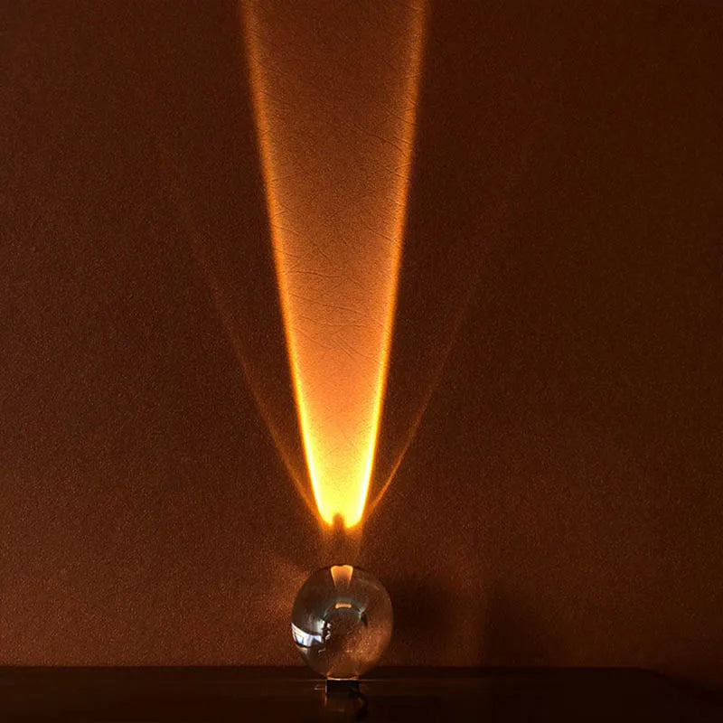 Night Lamp | Crystal Orb & Night Sky Projection