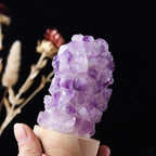 Night Light | Genuine Amethyst & Adjustable LED | USB Rechargeable