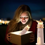 Night Light | Lighthouse Projection & Rechargeable USB-C
