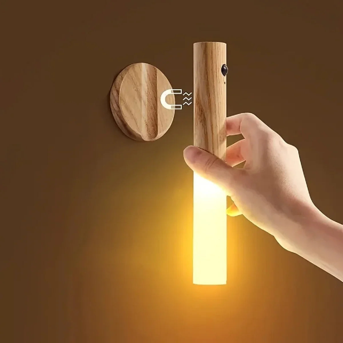 Night Light | PIR Motion Sensor & Magnetic Base | USB Rechargeable