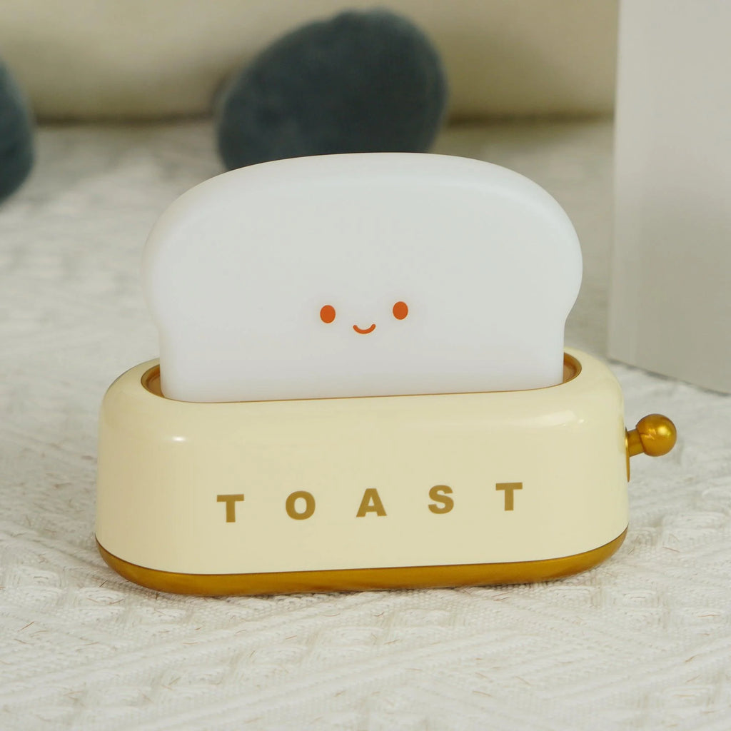 Night Light | Toaster-Shaped Warm 3000K & Adjustable Brightness