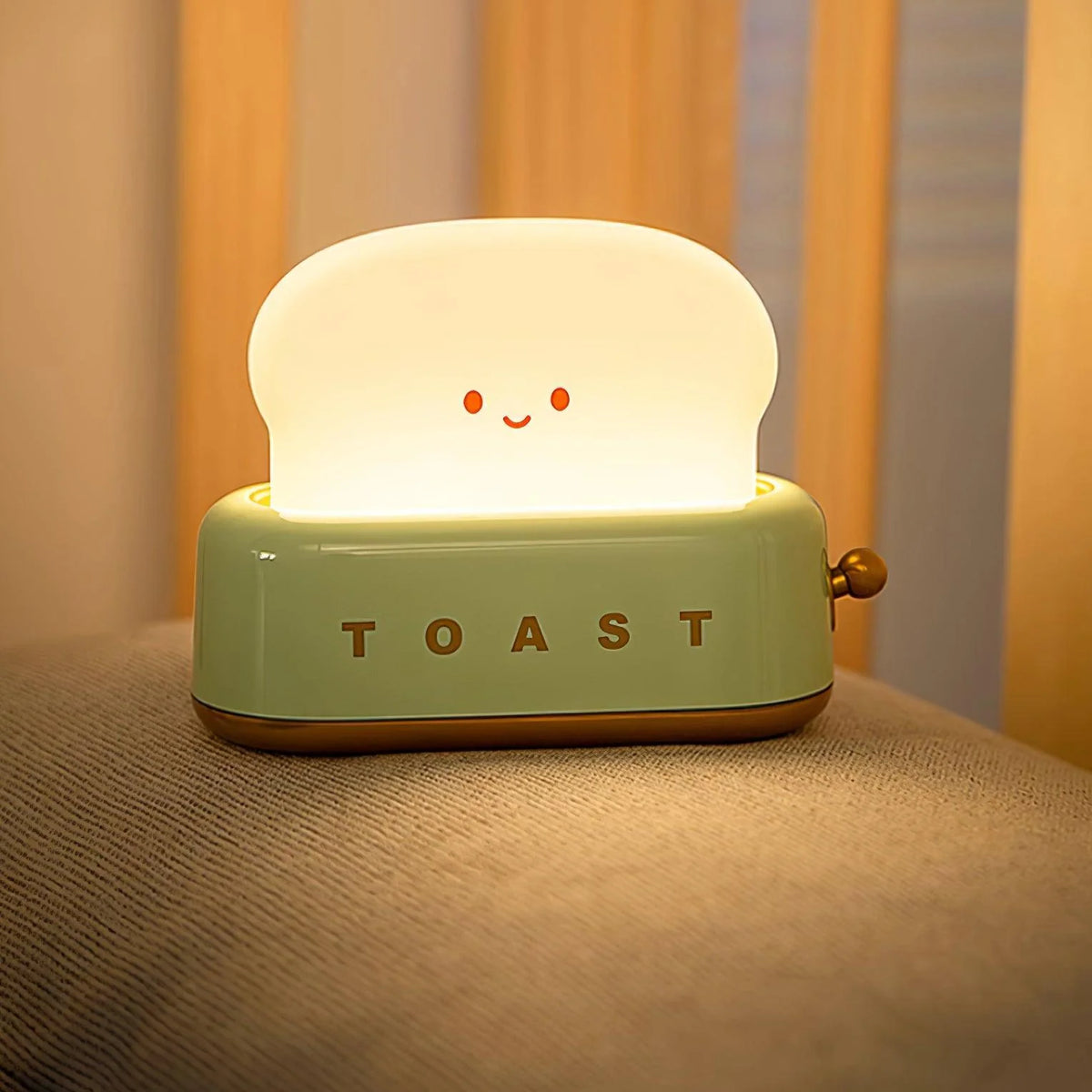 Night Light | Toaster-Shaped Warm 3000K & Adjustable Brightness