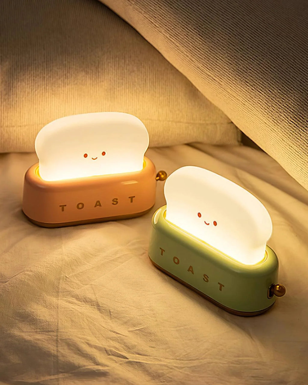 Night Light | Toaster-Shaped Warm 3000K & Adjustable Brightness