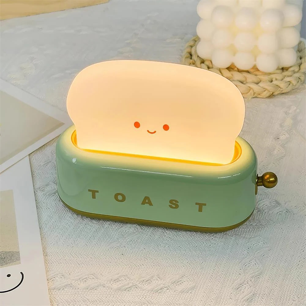 Night Light | Toaster-Shaped Warm 3000K & Adjustable Brightness