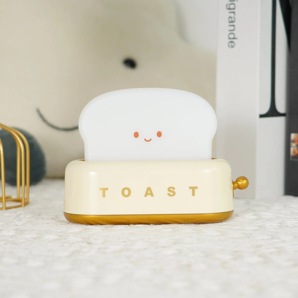 Night Light | Toaster-Shaped Warm 3000K & Adjustable Brightness