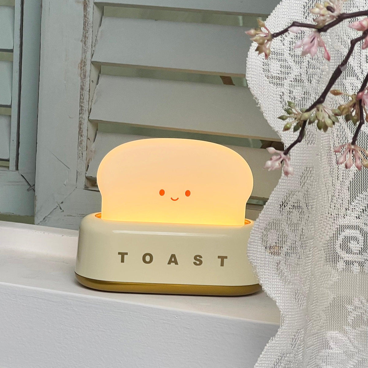 Night Light | Toaster-Shaped Warm 3000K & Adjustable Brightness