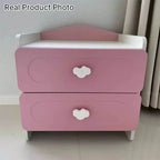 Nightstand | Creative Square Design & MDF | 1-2 Drawers
