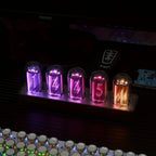 Nixie Clock | Retro Display & Wi-Fi Synchronization | Walnut Finish