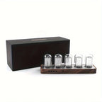 Nixie Clock | Retro Display & Wi-Fi Synchronization | Walnut Finish