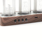 Nixie Clock | Retro Display & Wi-Fi Synchronization | Walnut Finish