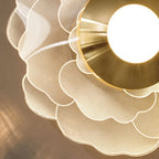 Nordic Wall Light | Layered Petal & Warm LED