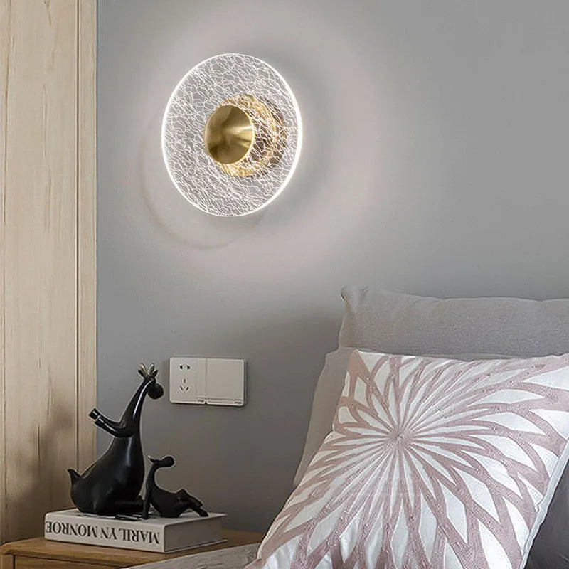 Nordic Wall Light | Layered Petal & Warm LED