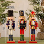 Nutcracker Soldier Figurine | Traditional Painted & Festive | Tabletop Accent