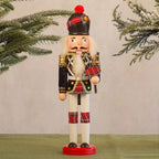Nutcracker Soldier Figurine | Traditional Painted & Festive | Tabletop Accent